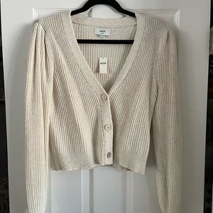 Aerie cropped knitted sweater